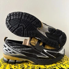 Size 14M - New Balance Ganni x 1906L 'Snakeskin Black Silver'