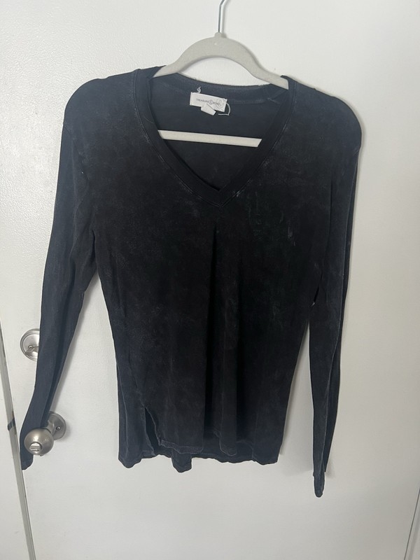 Treasure & Bond Tshirt Women Sz M Black/Gray