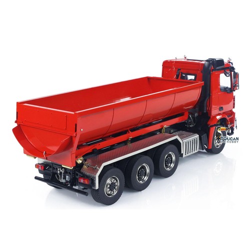 1/14 Hydraulic RC Dump Truck 8X8 Metal Roll On Off Tipper 3363 Car 3Speed - Picture 8 of 12