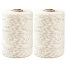 1,200ft 600ft x 2Rolls Butchers Twine 2mm Cotton String for Cooking Kitchen...