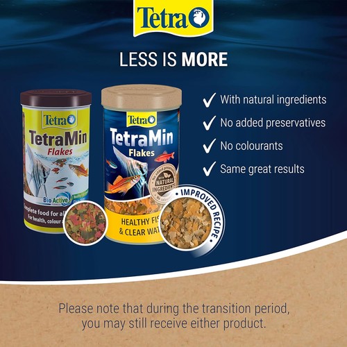 Tetramin Tropical Flake Fish Food Tetra Aquarium Tank Health Colour Vitality - Picture 2 of 9