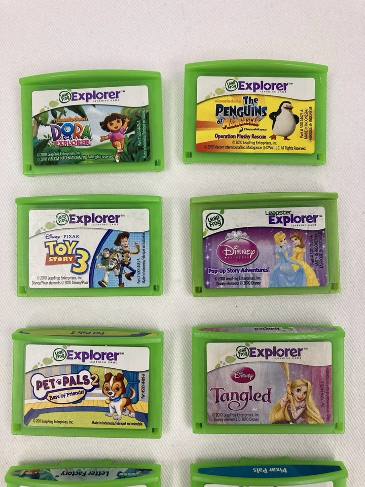 Leap Frog Leapster Explorer Learning Game System Console 39100 w/ 12 Games - Image 2 of 4