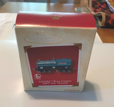 Hallmark Keepsake Lionel Blue Comet 400T Oil Tender Train Ornament 2002