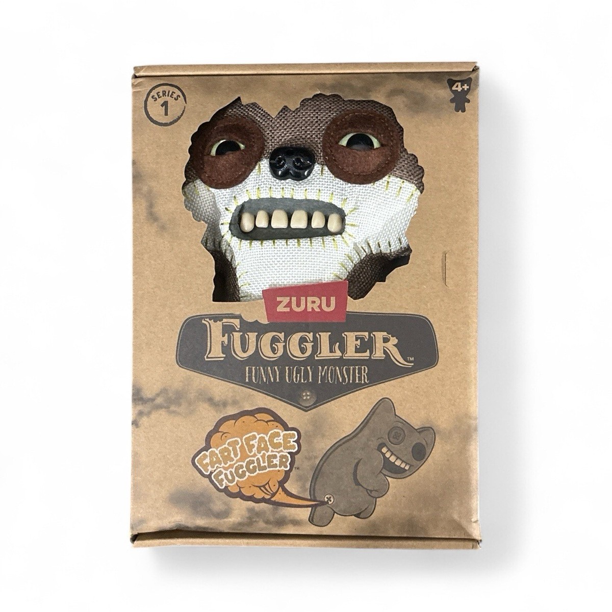 FUGGLER FART FACE SUSPICIOUS FOX BROWN FUNNY UGLY MONSTER GITD