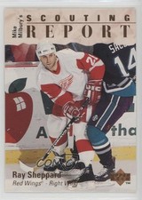 1995-96 Upper Deck Mike Milbury's Scouting Report Ray Sheppard #254 9mb
