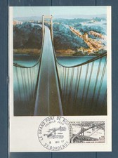 carte 1er jour le grand pont de 33 Bordeaux 1967