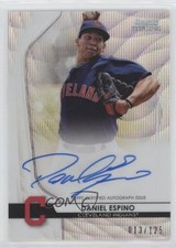 2020 Bowman Sterling Prospect Wave Refractor 13/125 Daniel Espino Auto uk2