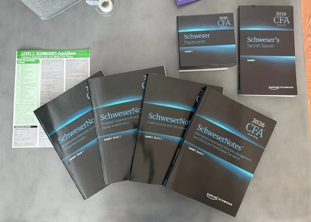 Cfa Level 1 Schweser for sale | eBay