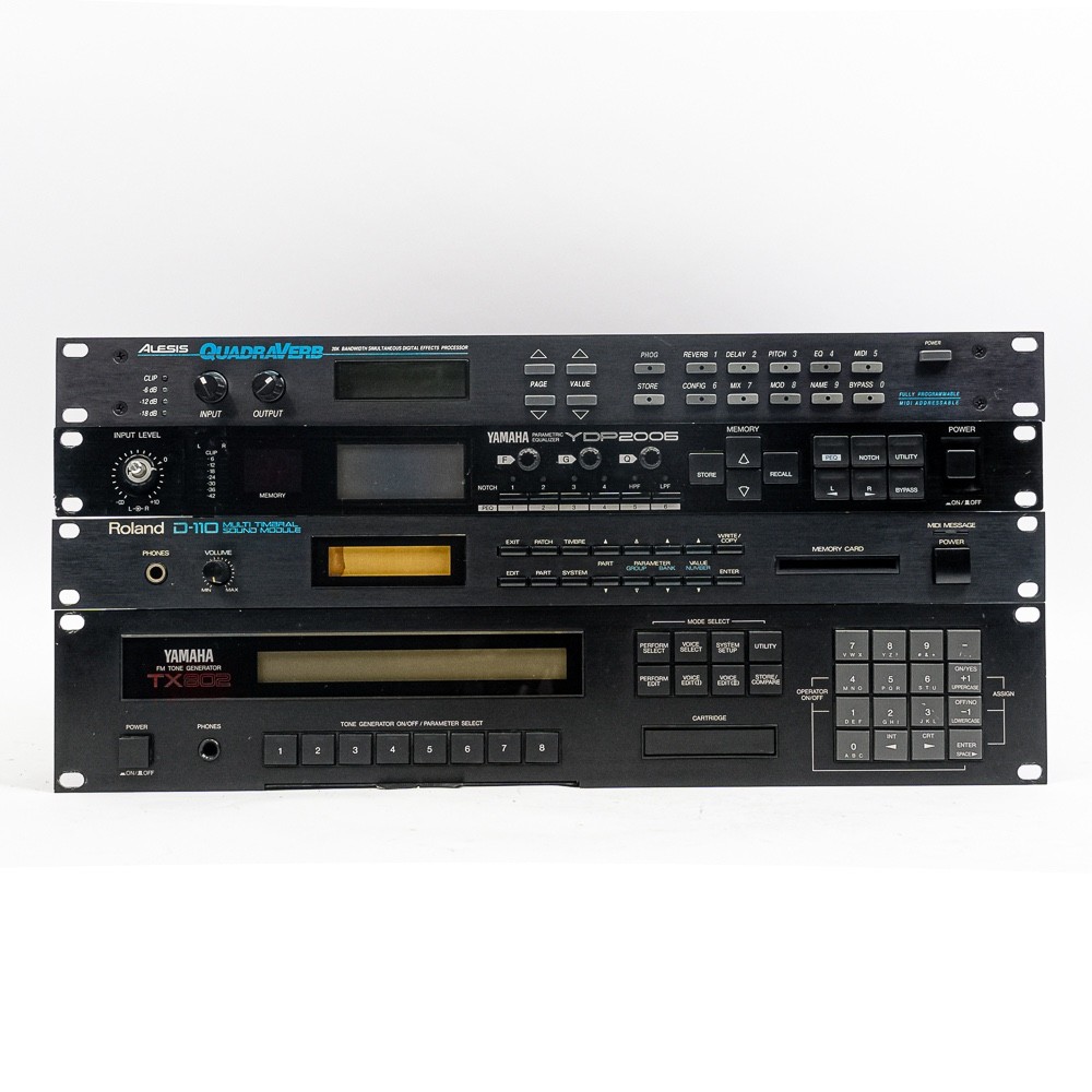 Alesis Quadraverb vintage synth equipment - eBay listing photo 2