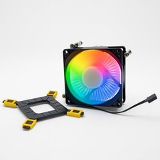 80mm RGB CPU Cooler Universal Quiet Fan Intel LGA 1200 1150 1151 1155 1156 4Pin
