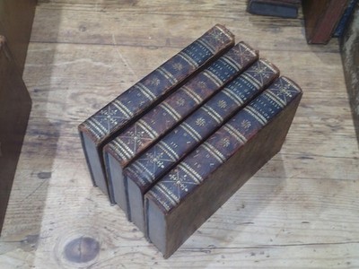 (L) 1807 The Life of Samuel Johnson by James Boswell, 4 volumes leather 5th ed