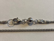 Sterling Silver 925 Chain Bracelet Popcorn Lo...
