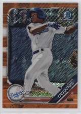 2019 Bowman Chrome Prospects Orange Shimmer Refractor /25 Jeter Downs 00jz