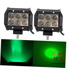 Green Led Driving Hunting Lights 18W 4" Spot Light 2pcs 18w spot Green lights