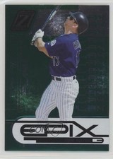 2005 Donruss Zenith Epix Green Play 144/150 Todd Helton #E-4 HOF 0f8