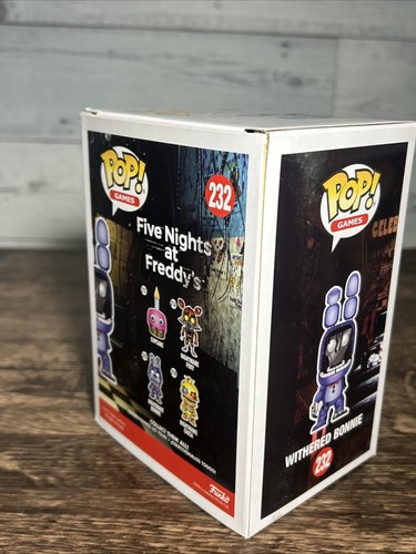 Personaggio Funko Pop Withered Bonnie Fnaf. *SCATOLA DANNEGGIATA - Foto 4 di 17