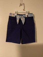 Girls Wonder Nation Bermuda Shorts With Belt Size 5