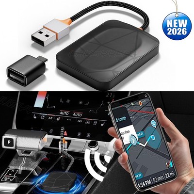 2026 NEW Wireless CarPlay WIFI AI box Android Auto Adapter Converter