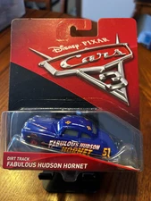DISNEY PIXAR CARS 3 DIRT TRACK FABULOUS HUDSON HORNET #51 TOY CAR 2017 MATTEL C1
