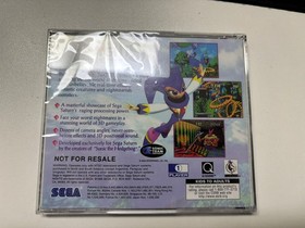 Nights Into Dreams - Sega Saturn Not For Resale Edition NTSC Version  - SEALED