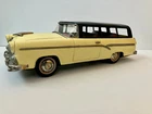 BANDAI 1955 FORD FAIRLANE STATION WAGON CAR TIN FRICTION TOY JAPAN ~ 12 inches