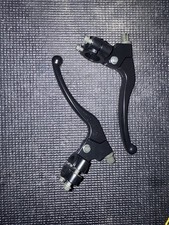 For Honda CR CRF XL XR80 100 125 250 Left & Right Brake Lever Perch Clutch Black