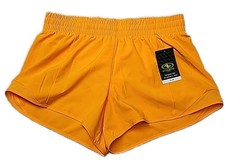 NWT Athletic Works Girl's Pull-On Elastic Waist Run Shorts Size XL 14-16 Orange