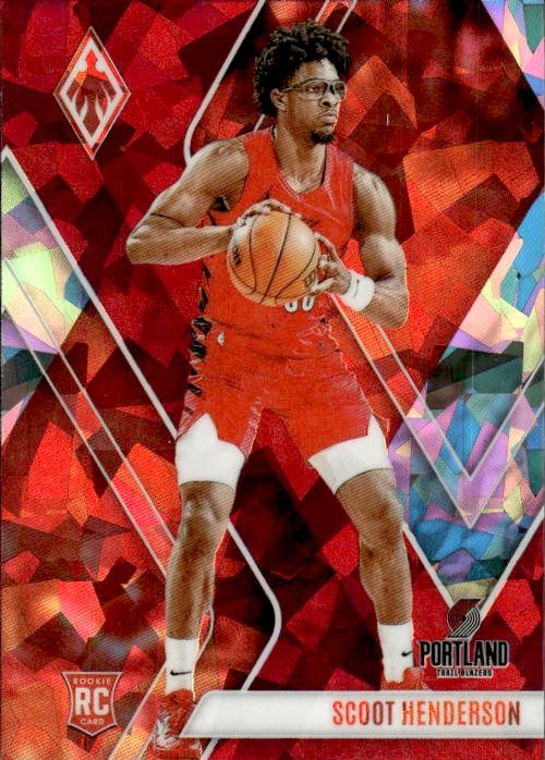 2023-24 Panini Phoenix Red Ice #298 Scoot Henderson RC