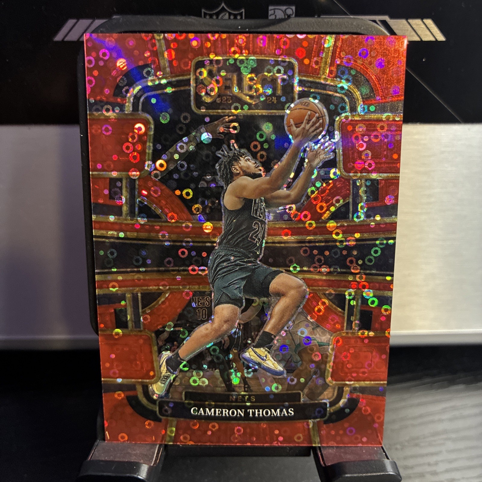 2023-24 Panini Select - Concourse Cameron Thomas #6 Red Disco Prizm /49