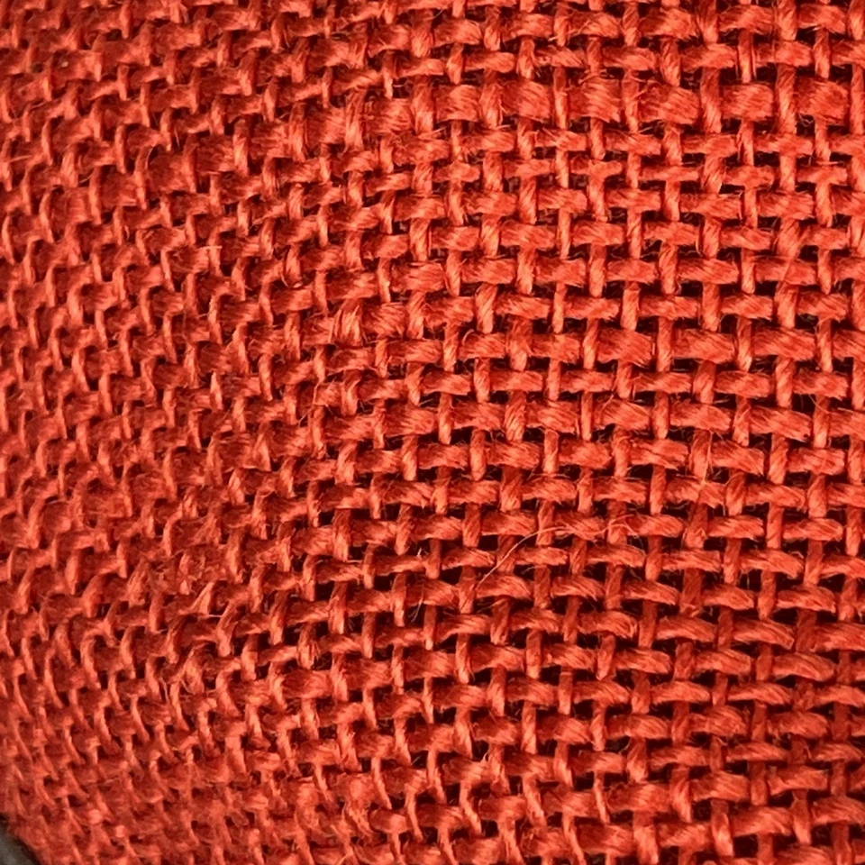 Bandolera Lucky Brand Naranja Rojo Tejido Correa de Cuero a Rayas Foto 3 de 4