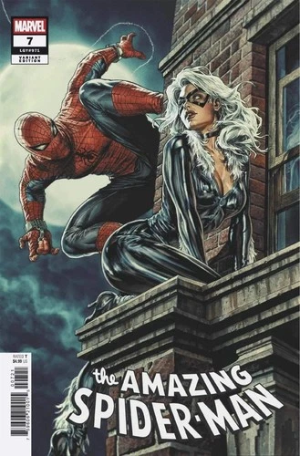 AMAZING SPIDERMAN 7 LEE BERMEJO BLACK CAT VARIANT NM 2025