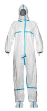 Image of Tyvek® 600 Plus Disposable Coverall With Socks White Size XL