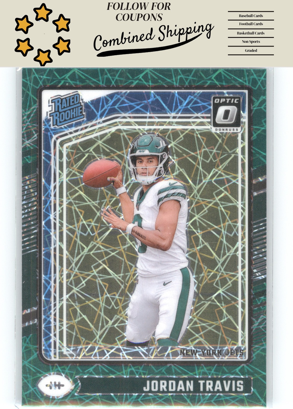 2024 Donruss Optic #260 Jordan Travis Green Velocity