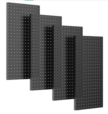 Ultrawall 4 Pcs Metal Pegboard Wall Panels, Peg Boards for Garage Tool Storage