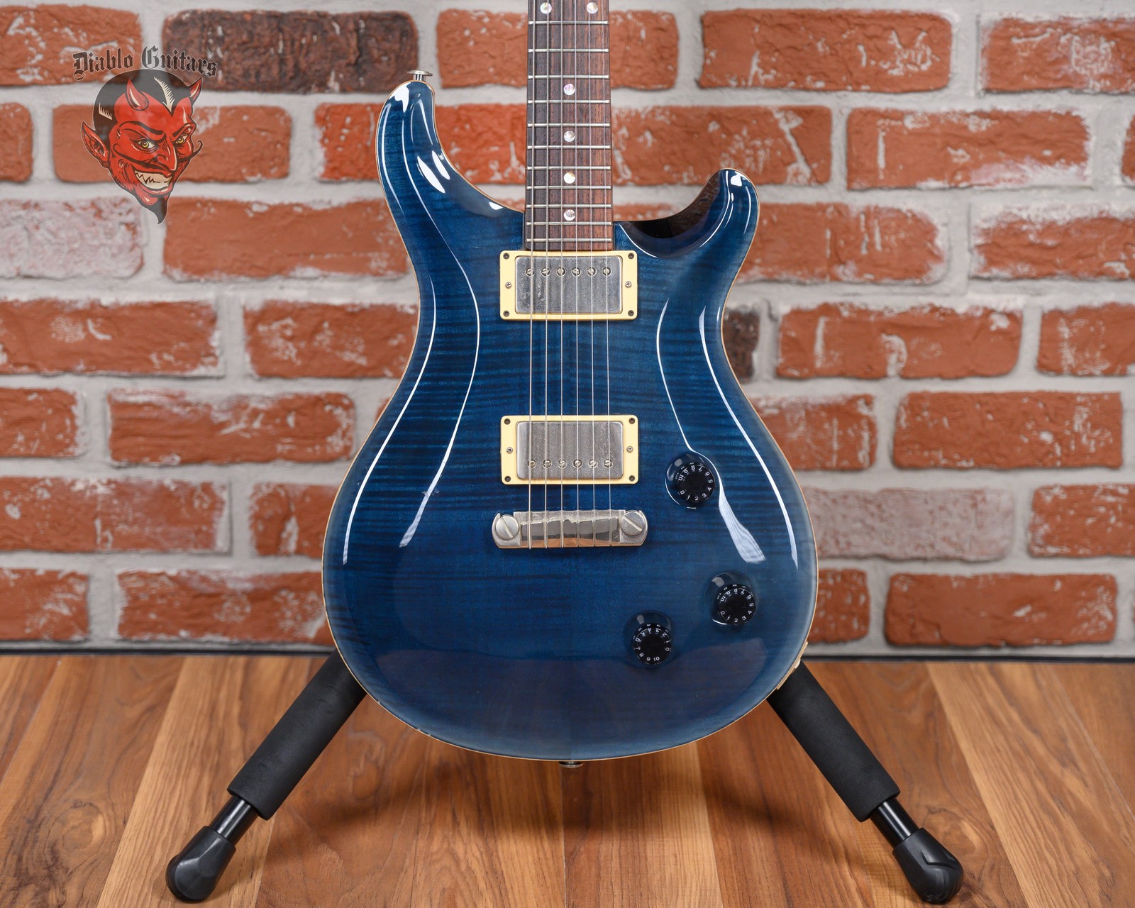 PRS Custom 22 Flame Maple 10 Top Whale Blue 1999 w/OHSC