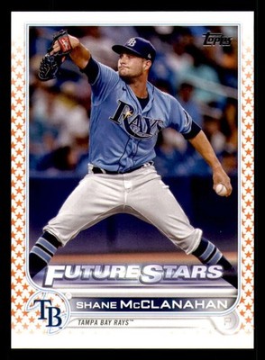 2022 Topps Orange Star 99 Made 244 Shane McClanahan FS - Tampa Bay Rays
