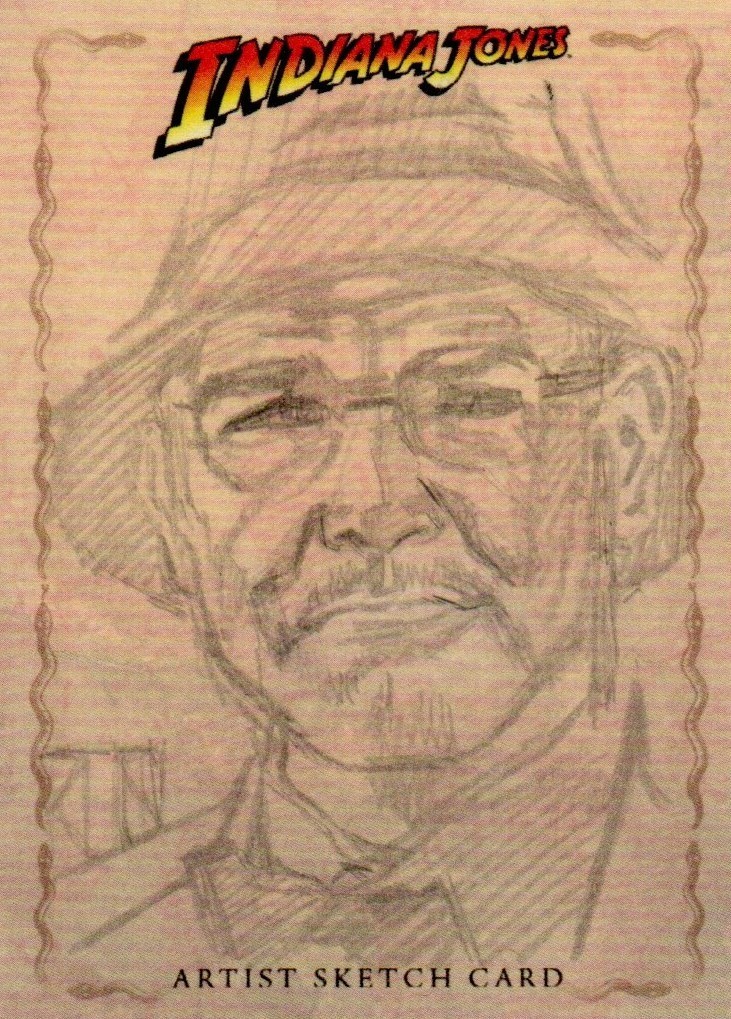 Tarjeta de boceto Indiana Jones Heritage - Ronald Salas 'Henry Jones Sr'