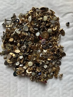 Gemelos antiguos individuales vintage incl. probabilidades de 1920 y otros 900 gramos chatarra lote B