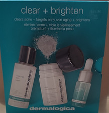 Dermalogica Active Clearing Clear Brighten Set: Cleanser, Exfoliant, Serum
