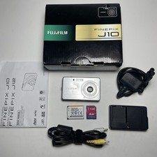 Fujifilm FinePix J10 8.2MP Digital Camera Tested Boxed  Charger, Battery, guide