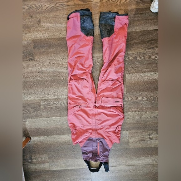 Trew Chariot Bib in Brick Red, Size Large