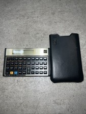 Vintage HP 12C Financial Calculator w/Original Cover TESTED AND WORKS