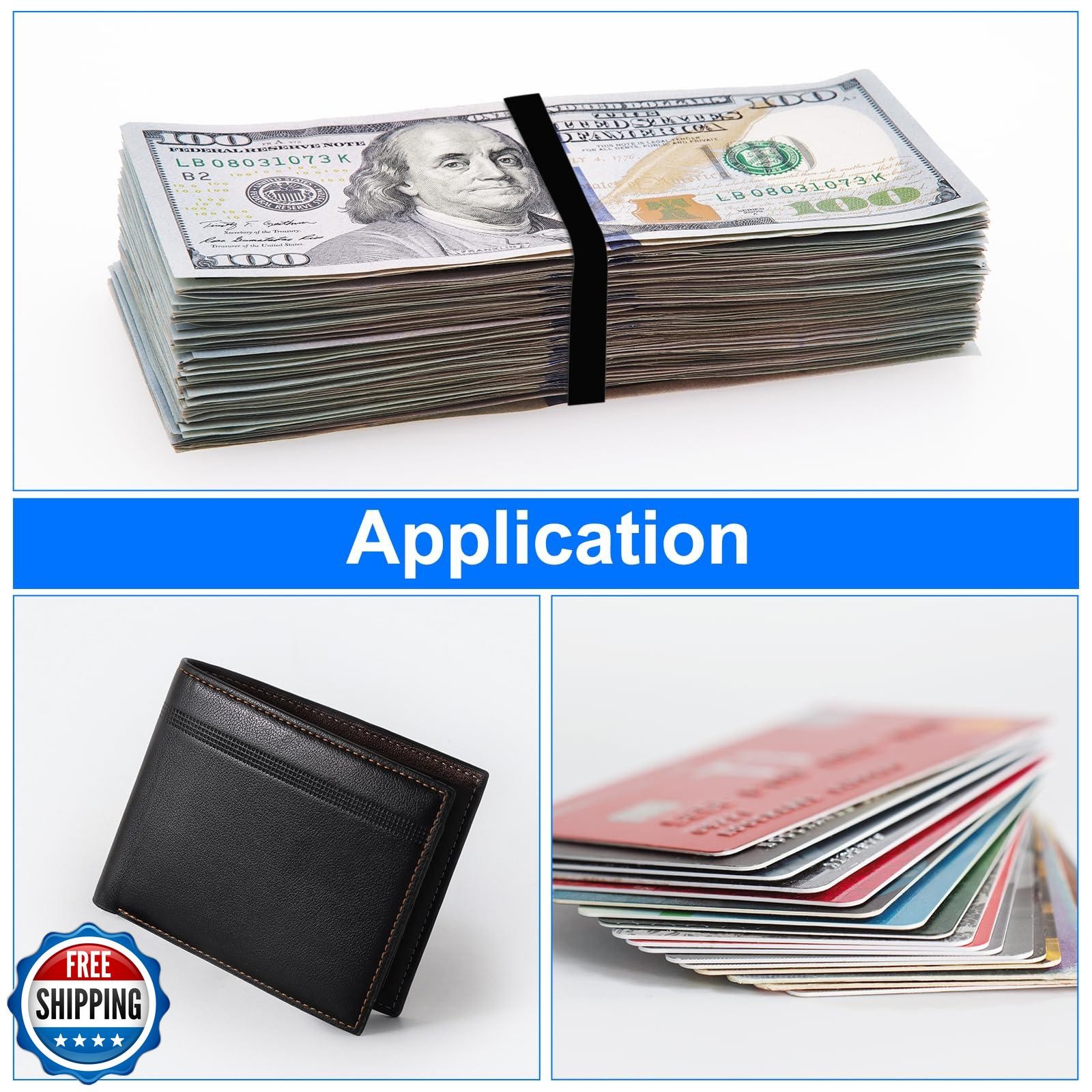 uxcell 50Pcs Silicone Rubber Bands, 8x5mm Rubber Bands Rings Cabl