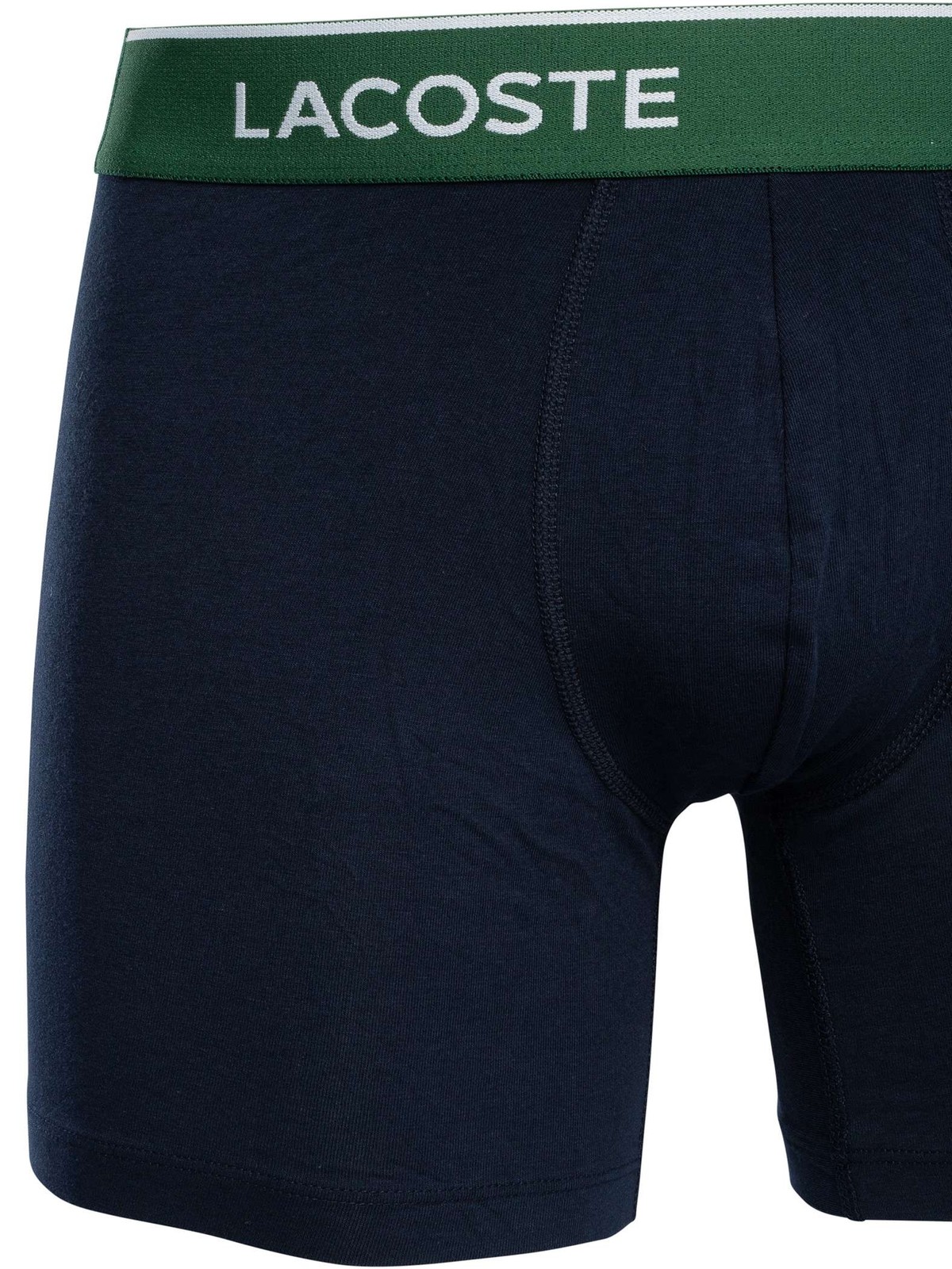 Lacoste Men's 3 Pack Boxer Briefs, Black thumbnail 3