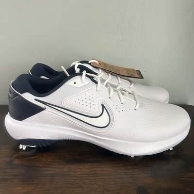 Nike Victory Pro 3 Men s Golf Shoes White Dark Blue Size 10 Wide DX9028-102