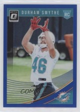 2018 Donruss Optic Rookies Blue Prizm 62/149 Durham Smythe #135 ni4