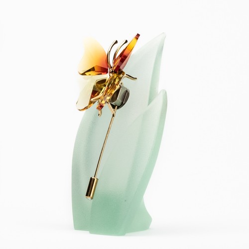 SWAROVSKI Crystal Paradise Butterfly Brooch Abala Fire-Opal 250486 - Picture 12 of 12