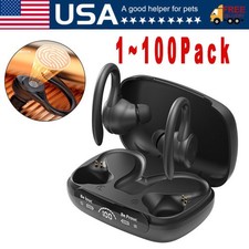 Wireless Bluetooth 5.3 Headset TWS Earphones Earbuds Stereo Headphones Hook Lot