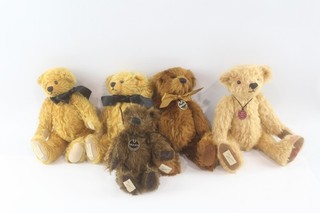 Vintage Limited Edition Deans Rag Book Silk Mohair Bears W/ Medallion Tags