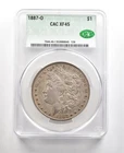 1887-O Morgan Silver Dollar XF45 CAC CACg *5479